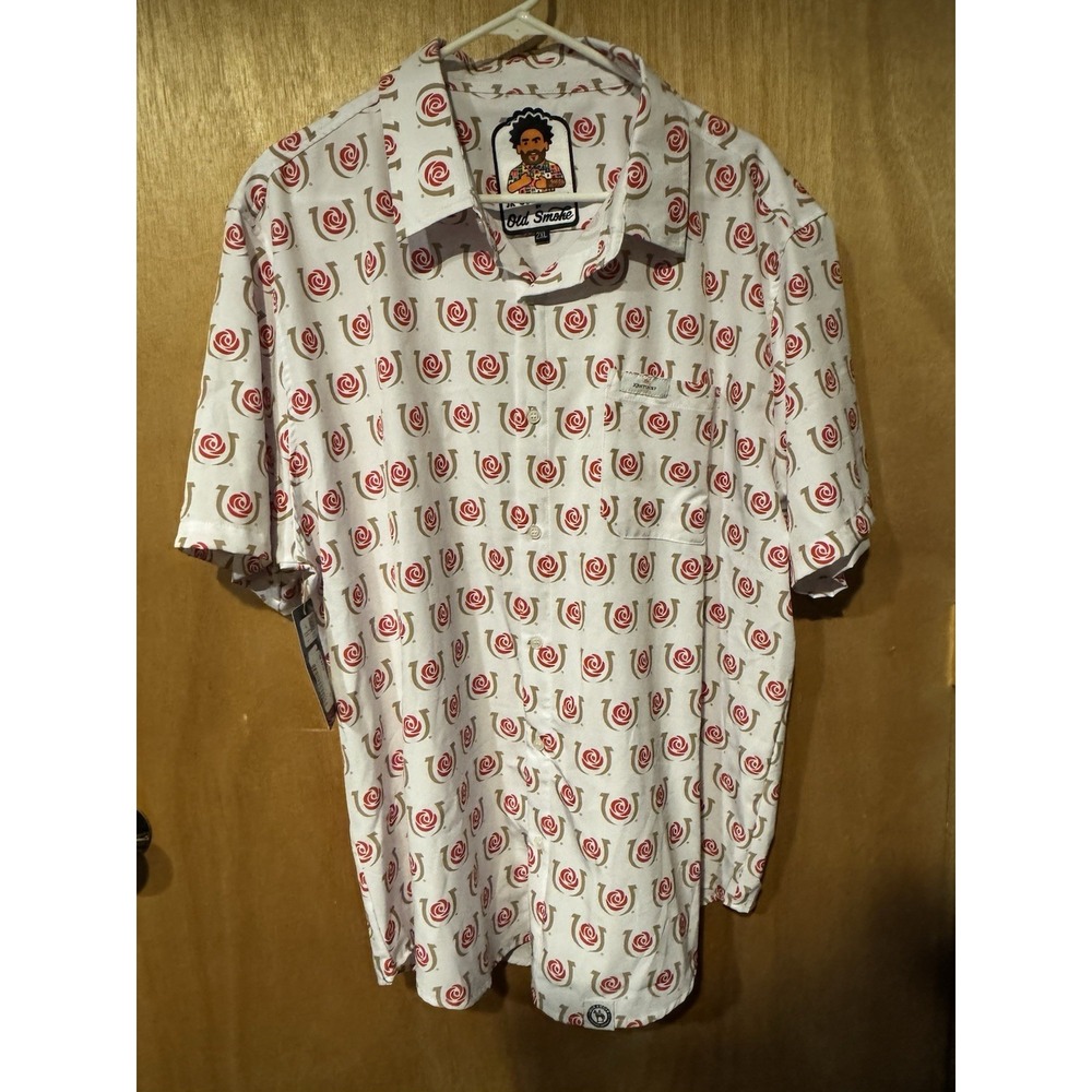 JK Collection By Old Smoke Kentucky Derby Floral Performance Mens XXL (T)